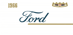 1966 Ford Car Owner's Manual Instruktionsbok