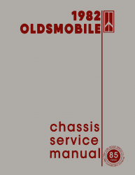 1982 Oldsmobile Service Manual - Includes Update Supplement