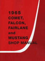 1965 Mustang/Falcon/Comet/Fairlane Shop Manual