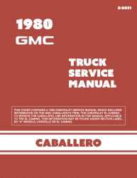 1980 GMC Caballero Service Manual