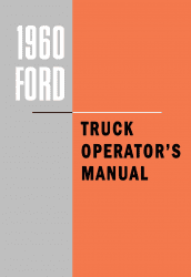 1960 Ford Truck Owner's Manual
