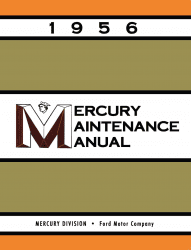 1956 Mercury Maintenance Manual