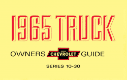 1965 Chevy Truck Instruktionsbok