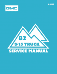 1982 GMC S-15 Truck Service Manual