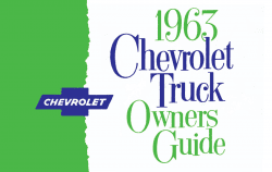 1963 Chevy Truck Instruktionsbok