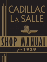1939 Cadillac LaSalle Shop Manual