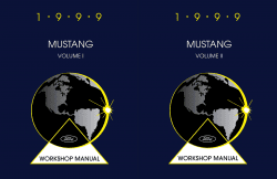 1999 Ford Mustang Workshop Manual