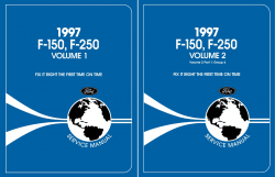 1997 Ford F-150, F-250 Truck Service Manual
