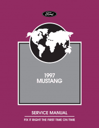 1997 Ford Mustang Service Manual