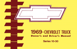 1969 Chevy Truck 10-30 Instruktionsbok
