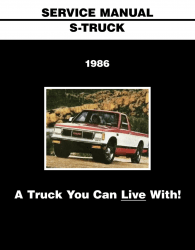 1986 GMC S-15 Truck & Jimmy Service Manual