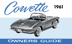 1961 Corvette Instruktionsbok