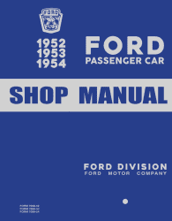 1952-1954 Ford Passenger Car Shop Manual