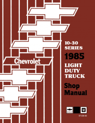 1985 Chevrolet LD Truck (10-30 Series) Shop Manual - Includes 11x26 Wiring Diagrams