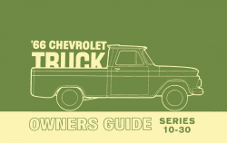 1966 Chevy Truck 10-30 Instruktionsbok