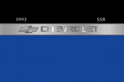 2003 Chevrolet SSR Instruktionsbok