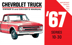 1967 Chevy Truck 10-30 Instruktionsbok