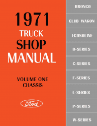1971 Ford Truck Shop Manual