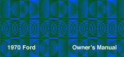 1970 Ford Car Owner's Manual Instruktionsbok i färg