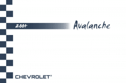 2004 Chevrolet Avalanche Instruktionsbok