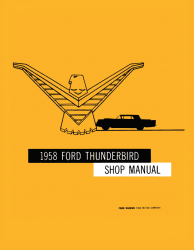 1958 Ford Thunderbird Shop Manual