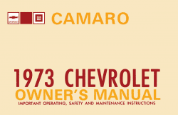 1973 Chevrolet Camaro Owner's Manual