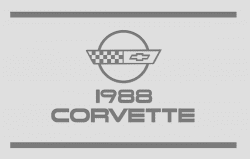 1988 Corvette Owner's Manual