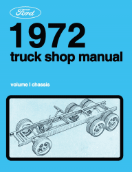 1972 Ford Truck Shop Manual