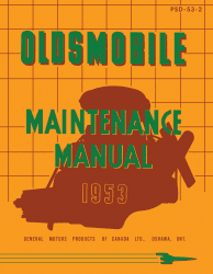 1952 Oldsmobile Shop Manual - CANADIAN