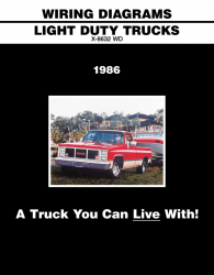 1986 GMC Light Duty Truck Wiring Diagrams (C,K,G,P Series & Jimmy)