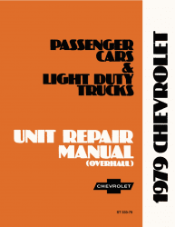 1979 Chevrolet Car Truck Unit Repair Manual