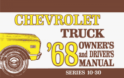 1968 Chevy Truck 10-30 Instruktionsbok
