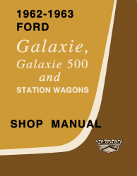 1962-1963 Ford Thunderbird Shop Manual