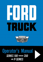 1963 Ford Truck Owner's Manual