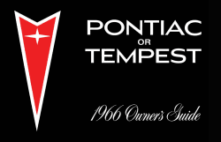 1966 Pontiac Owner's Manual Instruktionsbok i färg