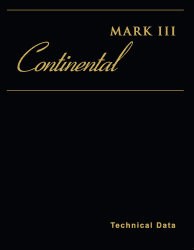 1968 Lincoln Continental Mark III Shop Manual