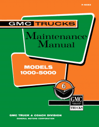 1960 - 1961 GMC 1000-5000 Repair Shop Manual