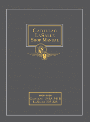 1928-1929 Cadillac LaSalle Shop Manual