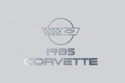 1985 Corvette Owner's Manual