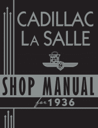 1936 Cadillac LaSalle Shop Manual