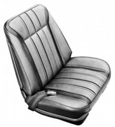 Klädsel stolar fram Impala SS 1968