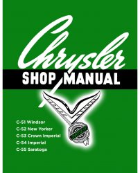 1951-1952 Chrysler Shop Manual