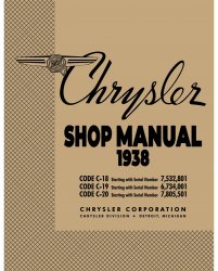 1938 Chrysler Shop Manual