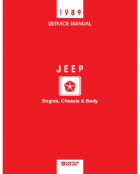 1989 Jeep Shop Manual - 4 Volumer
