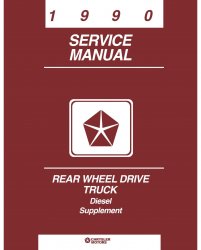 1990 Dodge Truck Cummins 5.9 Diesel Engine Repair Supplement