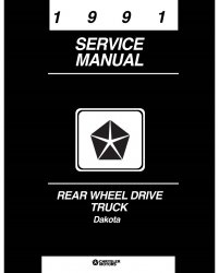 1991 Dodge DakotaTruck Service Manual