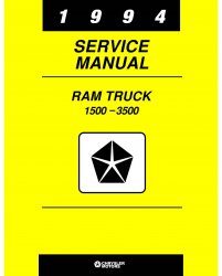 1994 Dodge RAM 1500-3500 Truck Service Manual