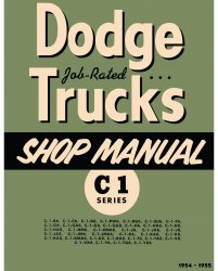1954-1955 Dodge Truck C-1 Shop Manual