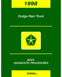 1998 Dodge Ram Truck Body Diagnostic Procedures Manual