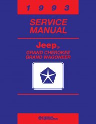 1993 Jeep Grand Cherokee, Grand Wagoneer Service Manual